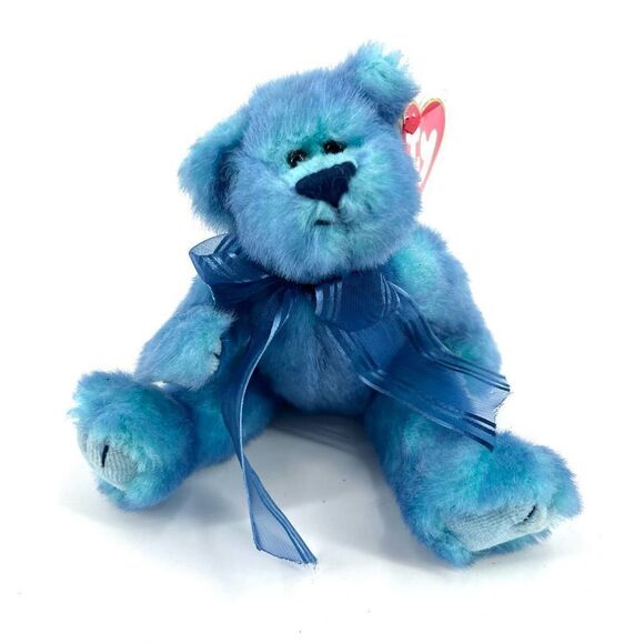 TY Beanie Babies Azure 1993  #87534 “I’m Blue Without You” - Picture 1 of 4